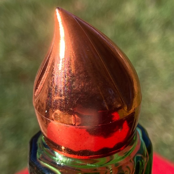 Avon Green Glass Candle - Picture 7 of 7